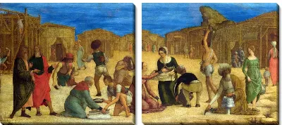 Картина Израильтяне собирают Манну ( The Israelites gathering Manna)