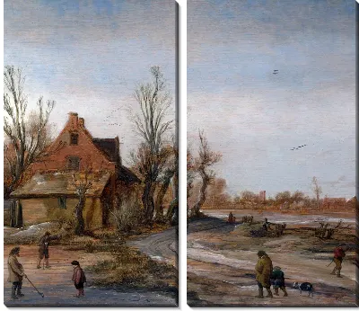 Картина Зимний пейзаж (A Winter Landscape)