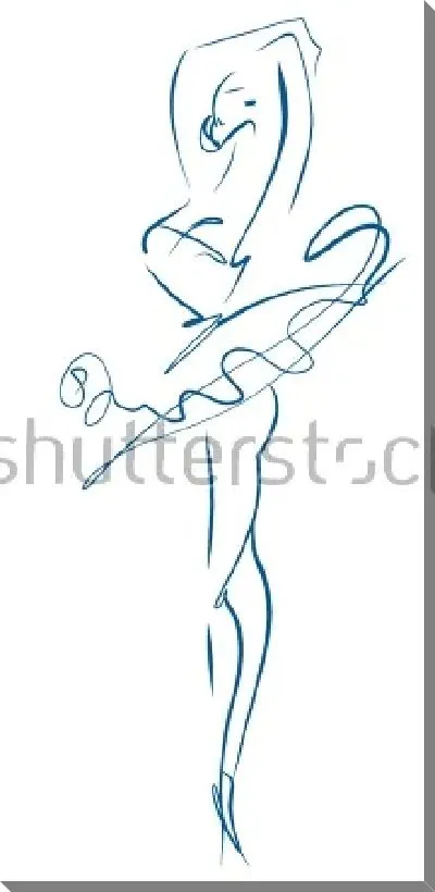 Картина маслом Грациозная балерина