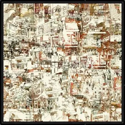 Бурлящая жизнь в большом городе