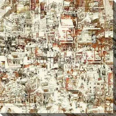 Бурлящая жизнь в большом городе