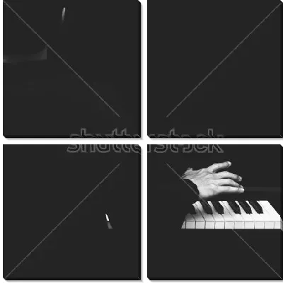 Рука пианиста над клавиатурой