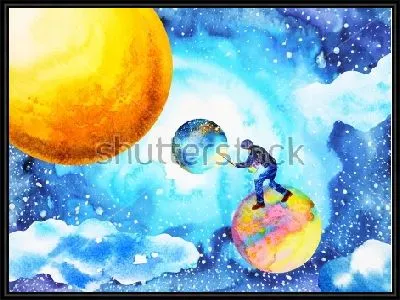 Картина Путешественник в другие миры и собиратель звёзд