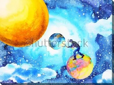 Постер Путешественник в другие миры и собиратель звёзд