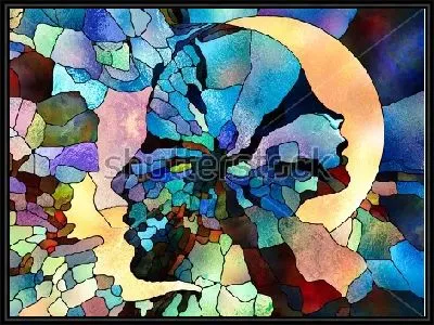 Абстрактная иллюстрация на тему человеческих отношений