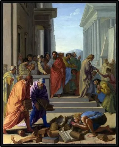 Картина Проповеди святого Павла в Риме (Saint Paul preaching at Ephesus)