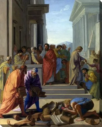 Картина Проповеди святого Павла в Риме (Saint Paul preaching at Ephesus)