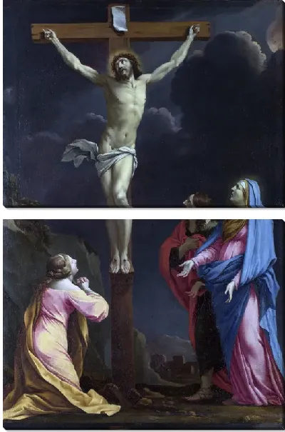 Картина Христос на кресте (Christ on the Cross with the Virgin and Saints)