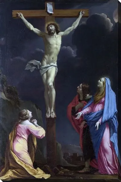 Картина Христос на кресте (Christ on the Cross with the Virgin and Saints)