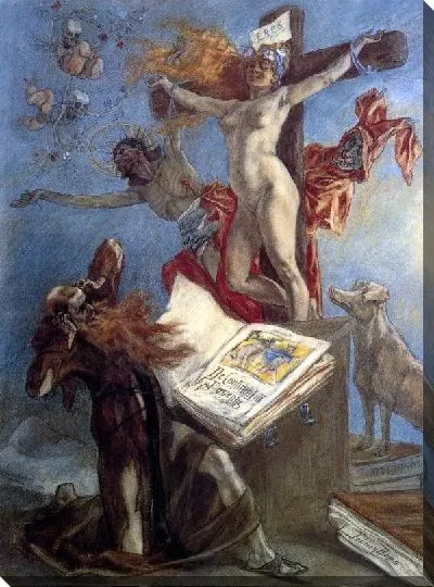 Картина Искушение святого Антония (The tentation of Saint Antoine)