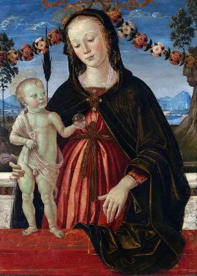 Картина Мадонна с младенцем (The Virgin and Child) №7