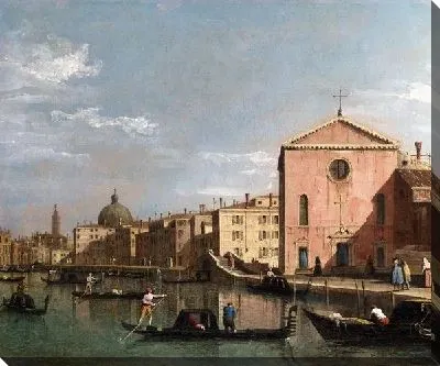 Картина маслом Гранд-канал перед Санта-Кроче (The Grand Canal facing Santa Croce)