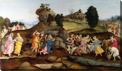 Картина Моисей получает воду из скалы (Moses brings forth Water out of the Rock)