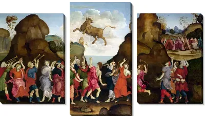 Картина Культ Египетского бога - быка (The Worship of the Egyptian Bull God, Apis)