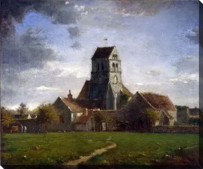 Картина маслом Пейзаж со зданиями (Landscape with Buildings)