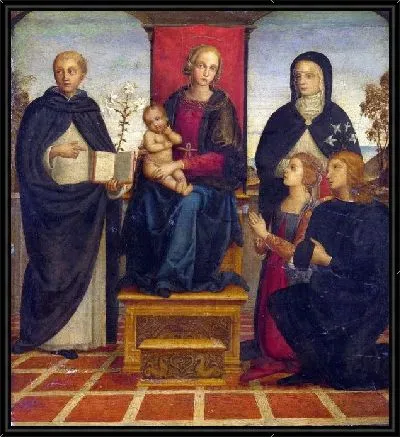Картина Мадонна с младенцем и святыми (The Virgin and Child with Saints)