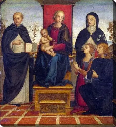 Картина Мадонна с младенцем и святыми (The Virgin and Child with Saints)