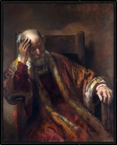 Картина Старик в кресле (An Old Man in an Armchair)