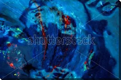 Картина маслом Красивая композиция в оттенках глубокого синего цвета