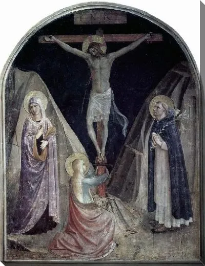 Картина Распятие. Святой Доминик и Мария Магдалена