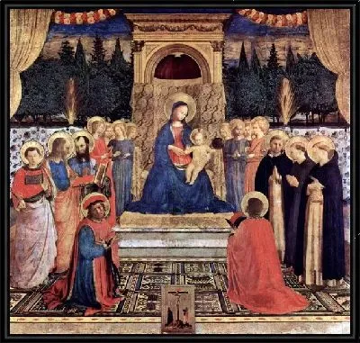 Картина Мадонна и святые (Madonna and Saints)