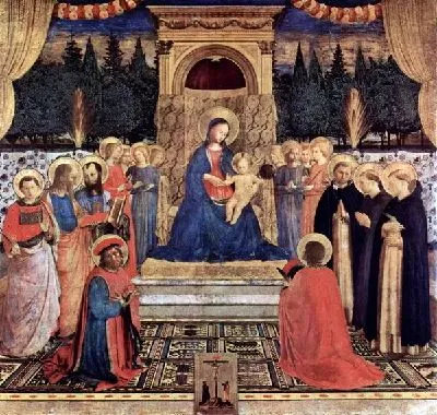 Картина Мадонна и святые (Madonna and Saints)