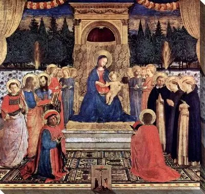 Картина Мадонна и святые (Madonna and Saints)