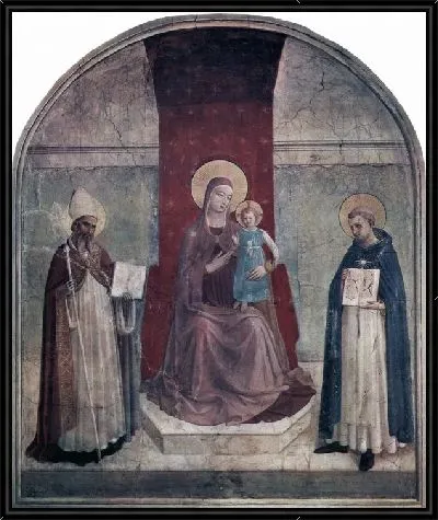 Мадонна на троне и святой Доминик (Enthroned Madonna with St. Dominic)