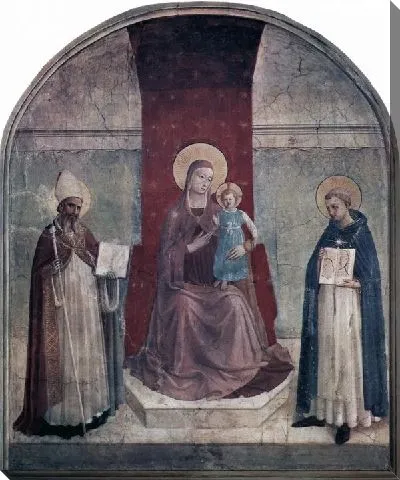 Мадонна на троне и святой Доминик (Enthroned Madonna with St. Dominic)