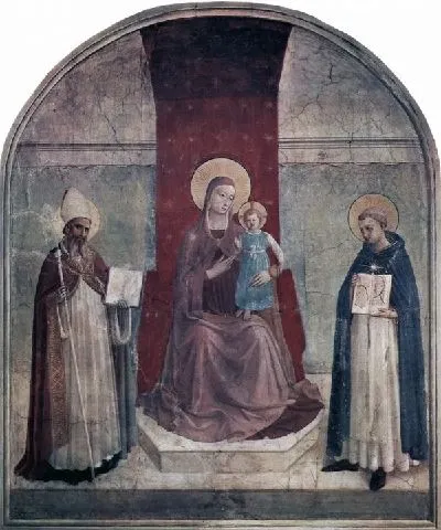 Мадонна на троне и святой Доминик (Enthroned Madonna with St. Dominic)