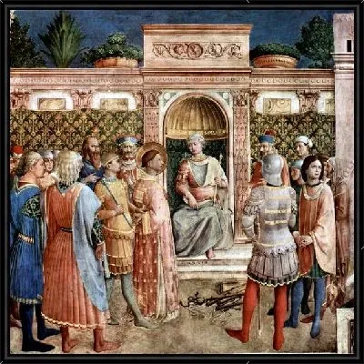 Картина Св. Лаврентий перед судом императора Валериана 9St. Lawrence before the court of the Emperor Valerian)