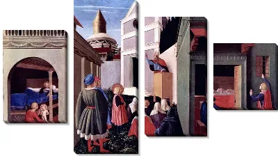 Картина Рождение, воспитание епископом (Birth, education by the bishop)