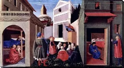 Картина Рождение, воспитание епископом (Birth, education by the bishop)