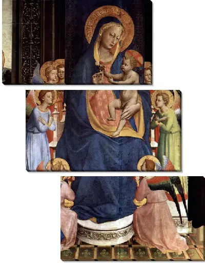 Картина Мадонна на троне (Enthroned Madonna)