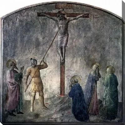 Картина Распятие с копьем Лонгина (Crucifixion with Longinus lance)