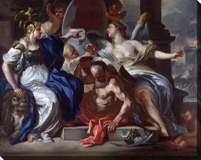 Картина Аллегория Людовика XIV ( An Allegory of Louis XIV)