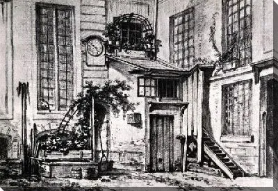 Картина Вид на внутренний двор (View to a Courtyard)