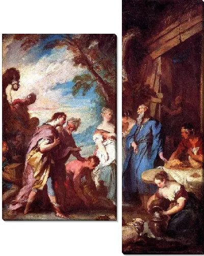 Картина Ребекка получает подарки от Авраама (Rebecca Receiving Abraham's Gifts)