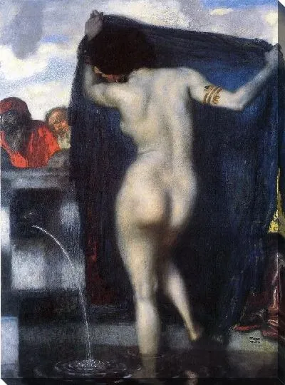 Картина Сусанна и двое старых (Susanna and the two old)