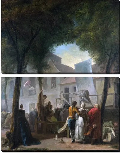 Картина Уличное шоу в Париже (A Street Show in Paris)