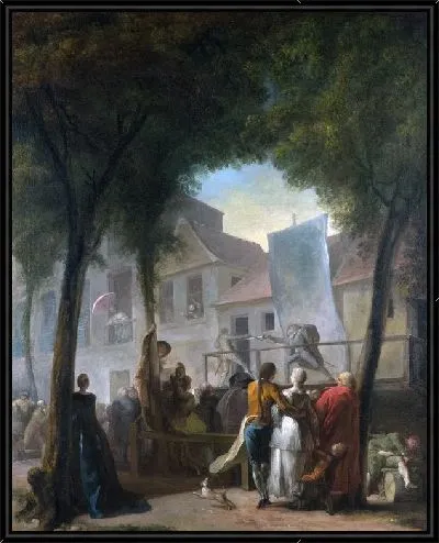 Картина Уличное шоу в Париже (A Street Show in Paris)