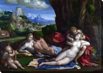 Картина маслом Аллегория любви (An Allegory of Love)