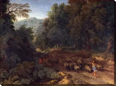Картина Пейзаж с пастухом и стадом (Landscape with a Shepherd and his Flock)
