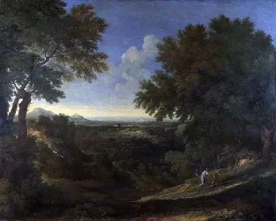 Картина Пейзаж с Авраамом и Исааком (Landscape with Abraham and Isaac)