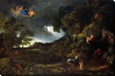 Пейзаж с союзом Дидона и Иней (Landscape with the Union of Dido and Aeneas)