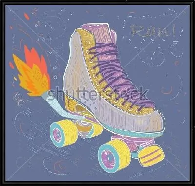 Ролики с выхлопной трубой