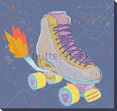 Ролики с выхлопной трубой