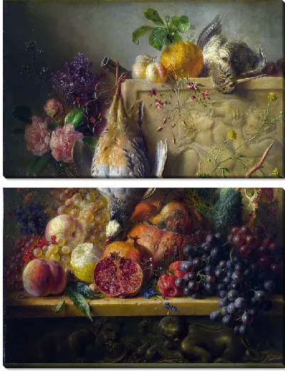Картина Фрукты, цветы и дичь (Fruit, flowers and game)