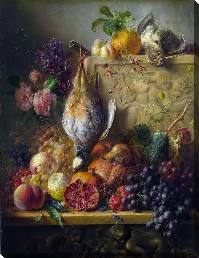 Картина Фрукты, цветы и дичь (Fruit, flowers and game)