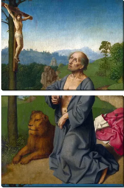 Картина Святой Иероним (Saint Jerome in a Landscape)